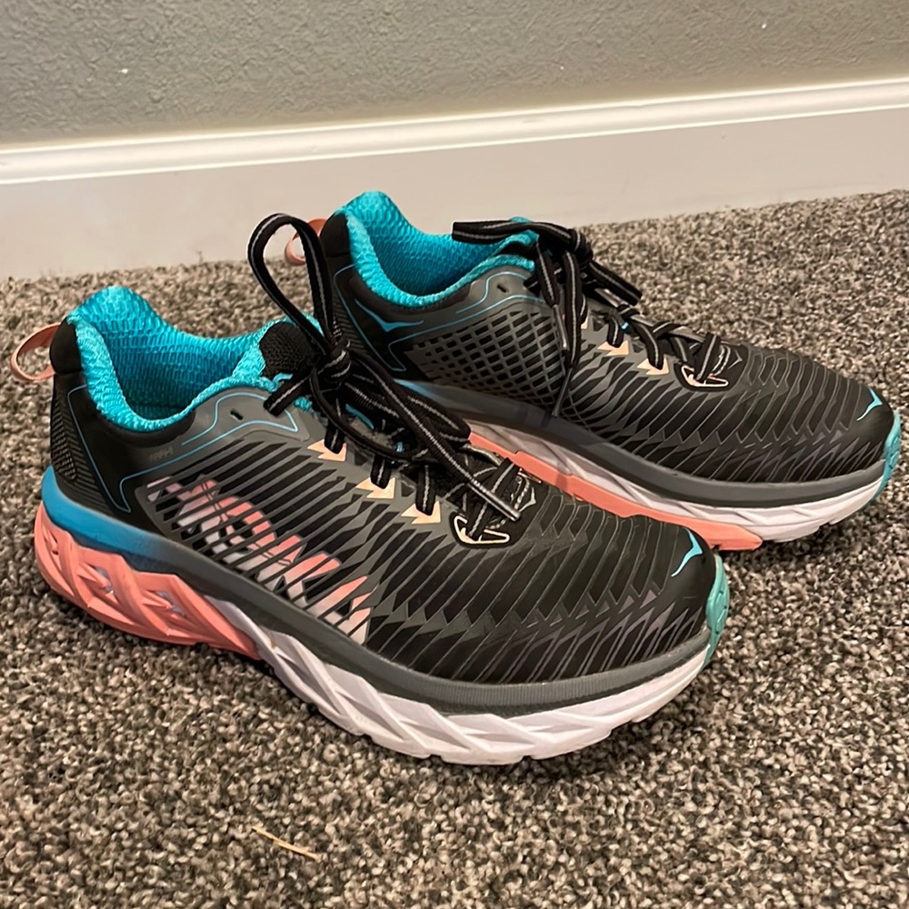 Almost New Hoka One Ortholite Running Shoes